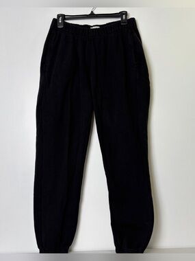 Pact Black Elastic Waist Joggers /sweatpants